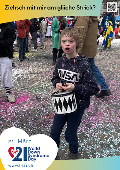 Plakataktion 2025 'Ziehsch mit mir am gliiche Strick?'