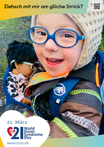 Plakataktion 2025 'Ziehsch mit mir am gliiche Strick?'