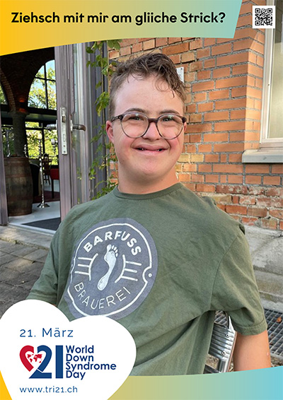 Plakataktion 2025 'Ziehsch mit mir am gliiche Strick?'