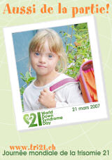 Affiche pour la journe mondiale de la trisomie 21