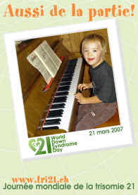 Affiche pour la journe mondiale de la trisomie 21