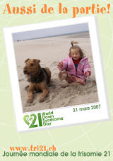 Affiche pour la journe mondiale de la trisomie 21