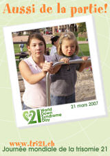 Affiche pour la journe mondiale de la trisomie 21