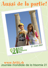 Affiche pour la journe mondiale de la trisomie 21