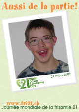 Affiche pour la journe mondiale de la trisomie 21