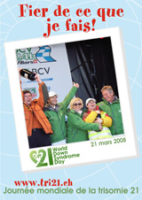 Affiche pour la journe mondiale de la trisomie 21
