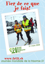Affiche pour la journe mondiale de la trisomie 21