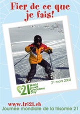 Affiche pour la journe mondiale de la trisomie 21
