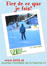 Affiche pour la journe mondiale de la trisomie 21