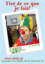 Affiche pour la journe mondiale de la trisomie 21