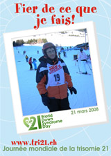Affiche pour la journe mondiale de la trisomie 21