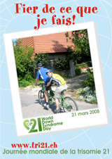 Affiche pour la journe mondiale de la trisomie 21