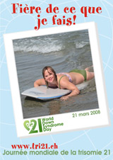Affiche pour la journe mondiale de la trisomie 21
