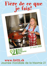Affiche pour la journe mondiale de la trisomie 21