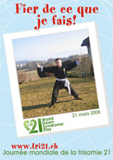 Affiche pour la journe mondiale de la trisomie 21