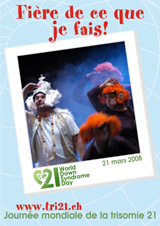 Affiche pour la journe mondiale de la trisomie 21