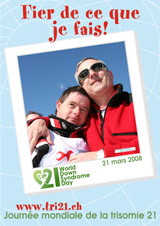 Affiche pour la journe mondiale de la trisomie 21