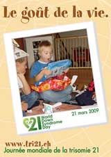 Affiche pour la journe mondiale de la trisomie 21