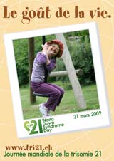 Affiche pour la journe mondiale de la trisomie 21