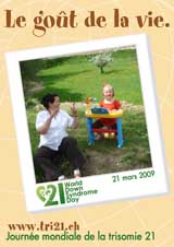 Affiche pour la journe mondiale de la trisomie 21
