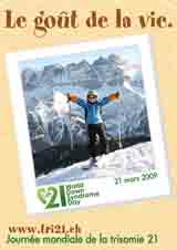 Affiche pour la journe mondiale de la trisomie 21