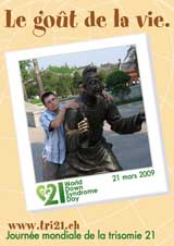 Affiche pour la journe mondiale de la trisomie 21