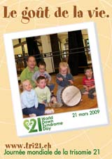 Affiche pour la journe mondiale de la trisomie 21
