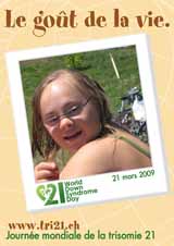 Affiche pour la journe mondiale de la trisomie 21