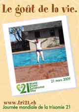 Affiche pour la journe mondiale de la trisomie 21
