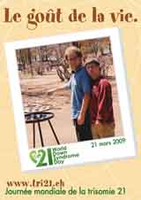 Affiche pour la journe mondiale de la trisomie 21