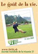 Affiche pour la journe mondiale de la trisomie 21