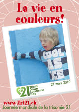 Affiche pour la journe mondiale de la trisomie 21