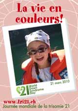 Affiche pour la journe mondiale de la trisomie 21