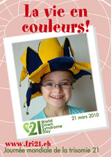 Affiche pour la journe mondiale de la trisomie 21