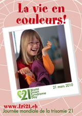 Affiche pour la journe mondiale de la trisomie 21