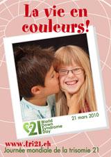 Affiche pour la journe mondiale de la trisomie 21