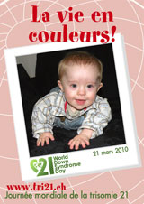 Affiche pour la journe mondiale de la trisomie 21