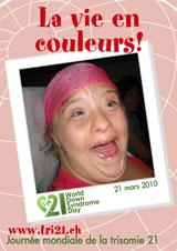 Affiche pour la journe mondiale de la trisomie 21