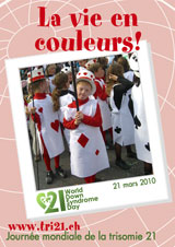 Affiche pour la journe mondiale de la trisomie 21