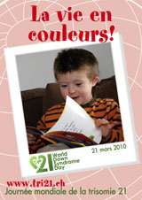 Affiche pour la journe mondiale de la trisomie 21