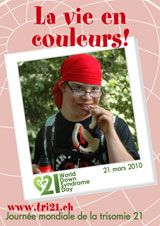 Affiche pour la journe mondiale de la trisomie 21