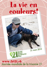 Affiche pour la journe mondiale de la trisomie 21
