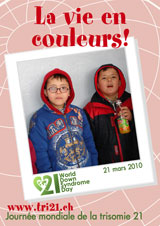 Affiche pour la journe mondiale de la trisomie 21
