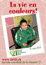 Affiche pour la journe mondiale de la trisomie 21