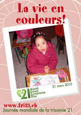 Affiche pour la journe mondiale de la trisomie 21