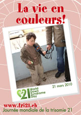 Affiche pour la journe mondiale de la trisomie 21
