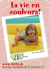 Affiche pour la journe mondiale de la trisomie 21