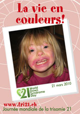 Affiche pour la journe mondiale de la trisomie 21