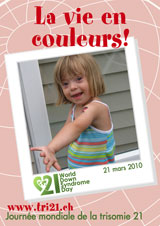 Affiche pour la journe mondiale de la trisomie 21