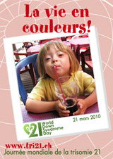 Affiche pour la journe mondiale de la trisomie 21